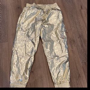 Victorias Secret Sport gold athletic pants never worn size large
